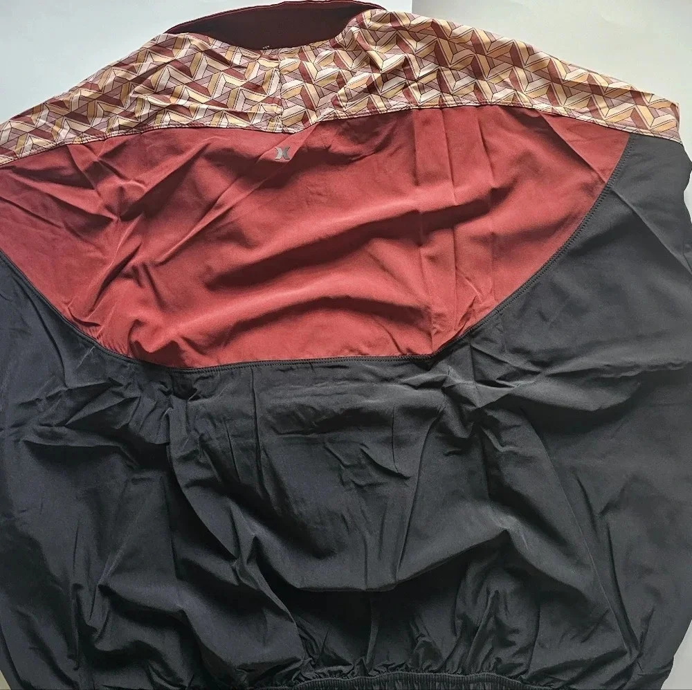 HurleyJuniors' City Block Colorblocked Quarter-Zip Jacket - Picture 5 of 5